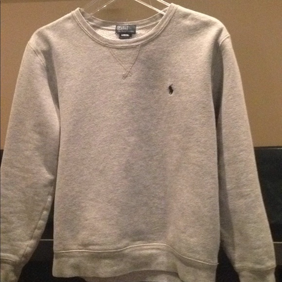Polo Ralph Lauren Other - Polo Ralph Lauren Gray Sweatshirt Large 14-16